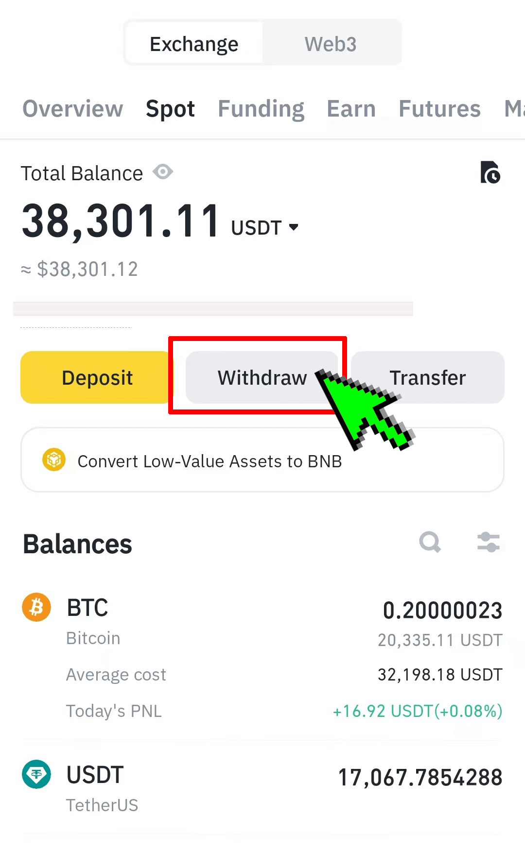 Open Binance Withdraw